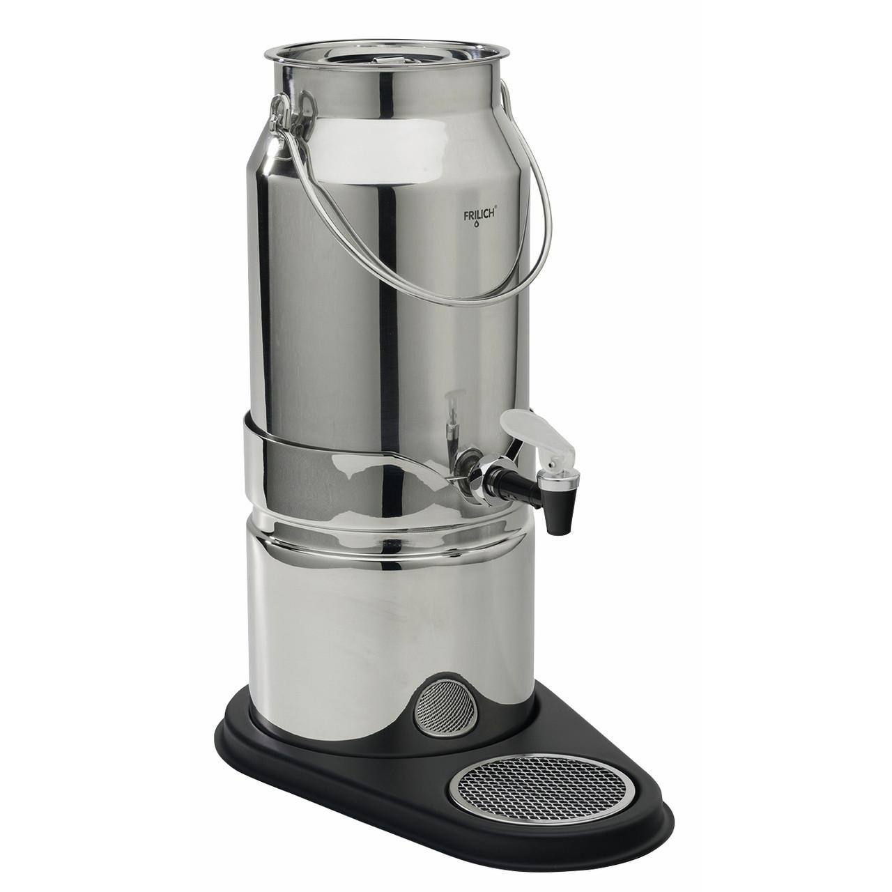 Milchkanne 5,00 l mit Deckel + Non-Drip-Hahn